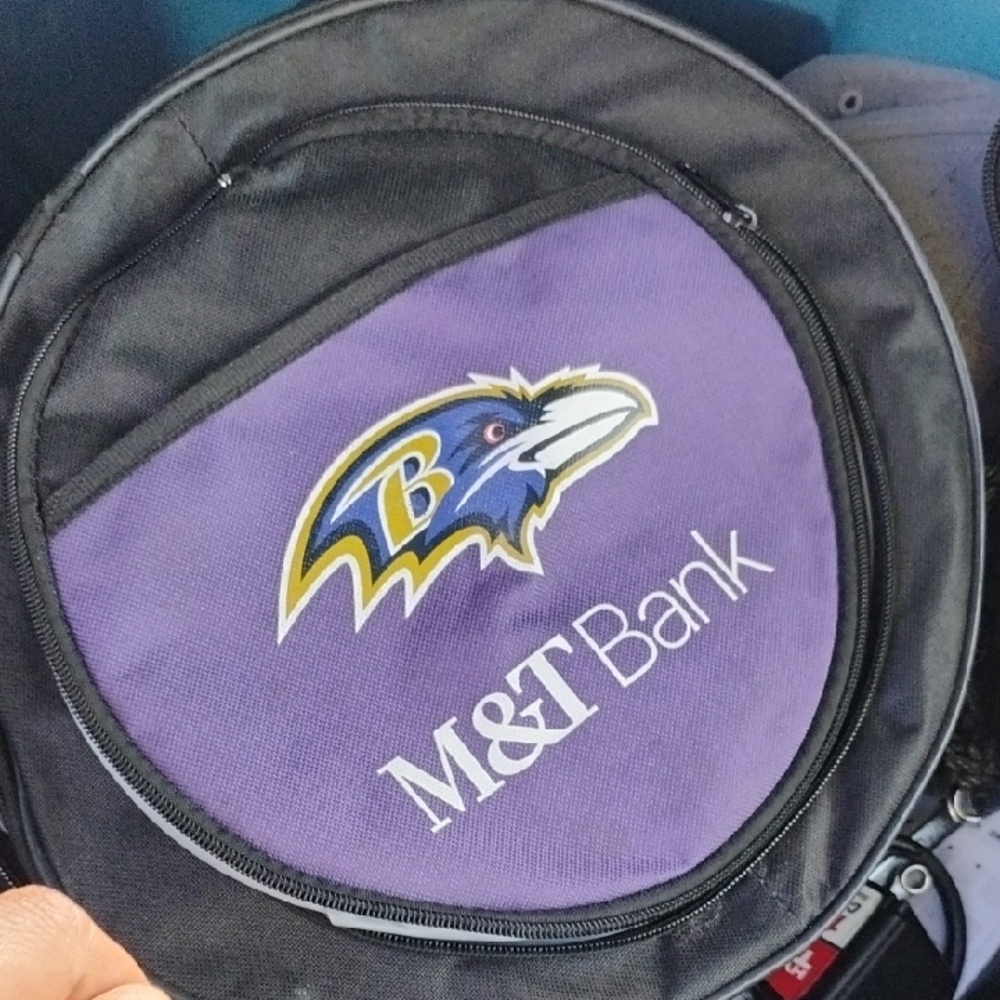 Purple and Black M&T Bank Bag